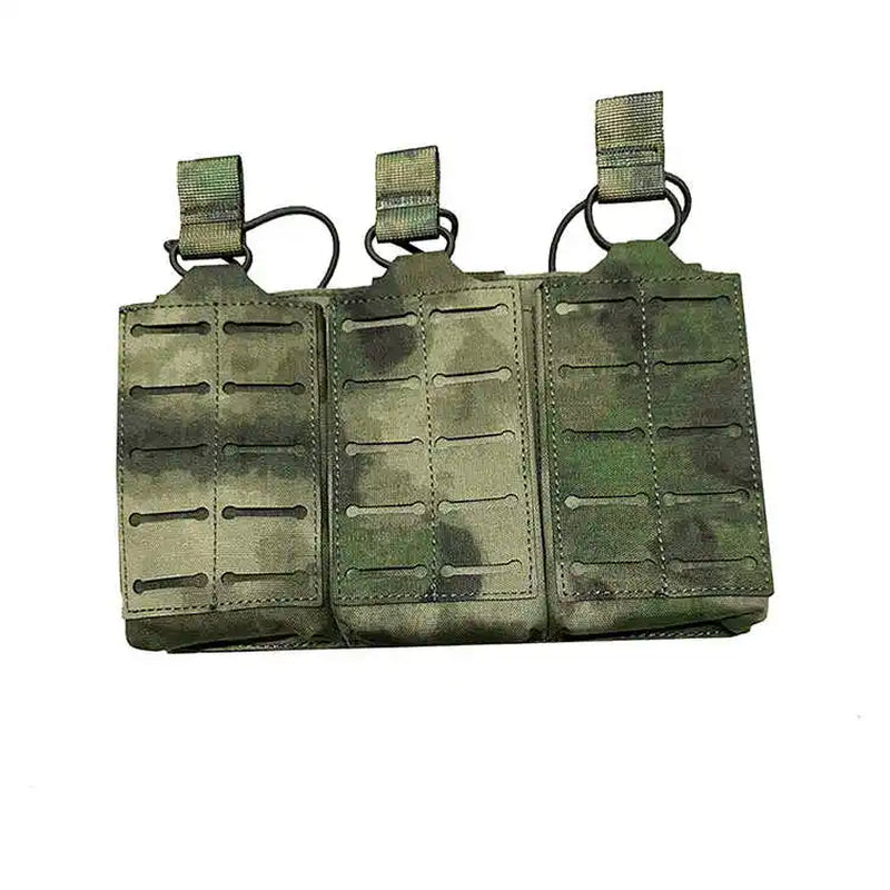 Outdoor Sports Tactics 6094 Green Ruins Camo Hunting Vest+Full Set Bag