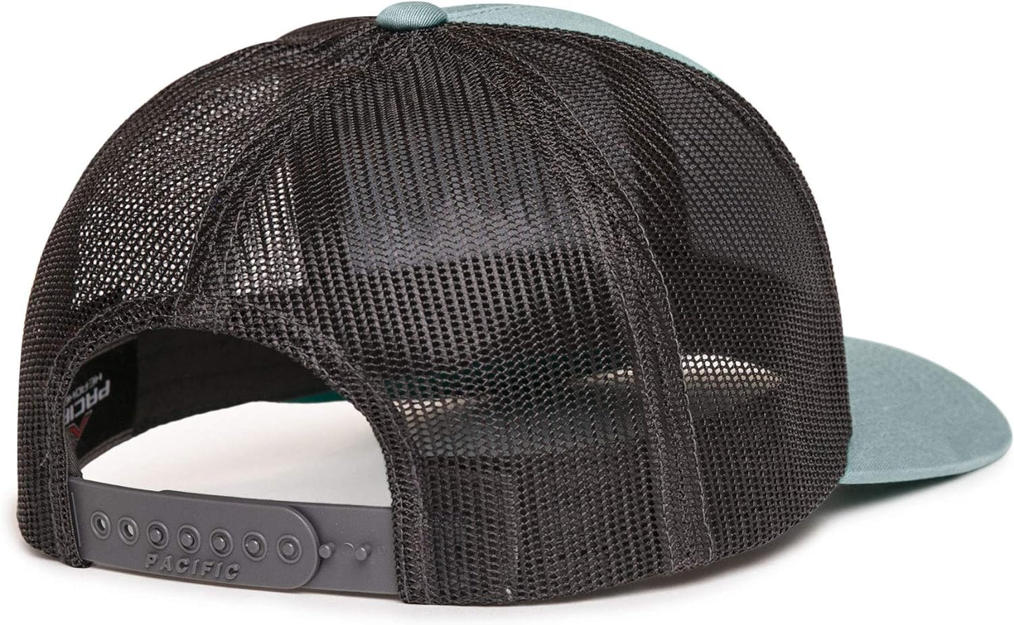 Snapback Trucker Hat, Mountain, Smoke Blue/Charcoal