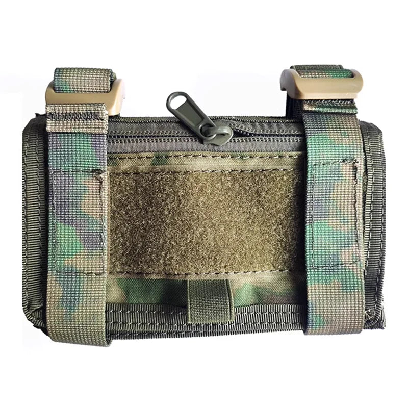 Outdoor Sports Tactics 6094 Green Ruins Camo Hunting Vest+Full Set Bag