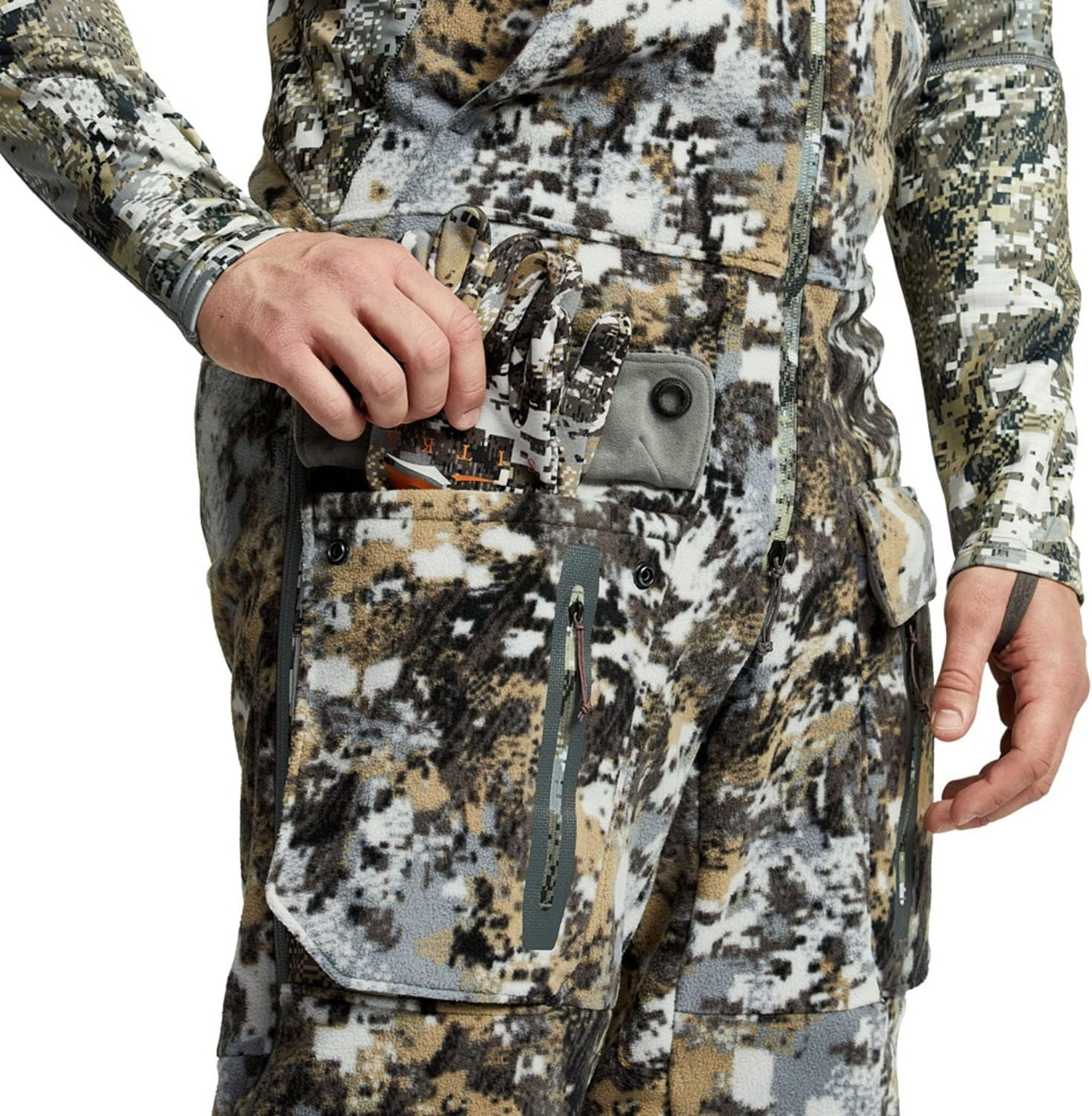 Men'S Hunting Stratus Bib, Optifade Elevated II, L