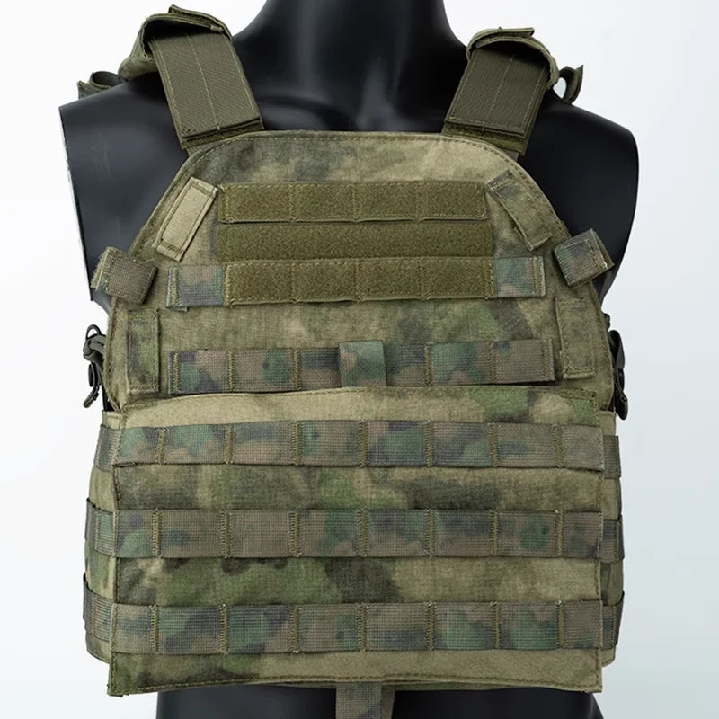 Outdoor Sports Tactics 6094 Green Ruins Camo Hunting Vest+Full Set Bag