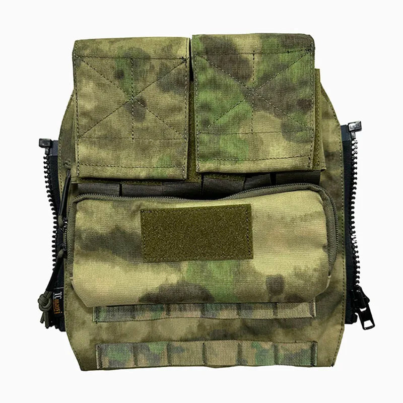Outdoor Sports Tactics 6094 Green Ruins Camo Hunting Vest+Full Set Bag