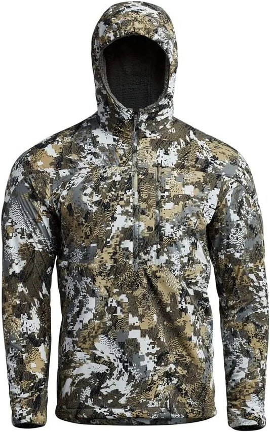 Ambient Hoody Hunting Apparel Outdoor Camo Hoodie Spring Fall Fleece Lining Hunting Kangaroo Pocket Light Jacket