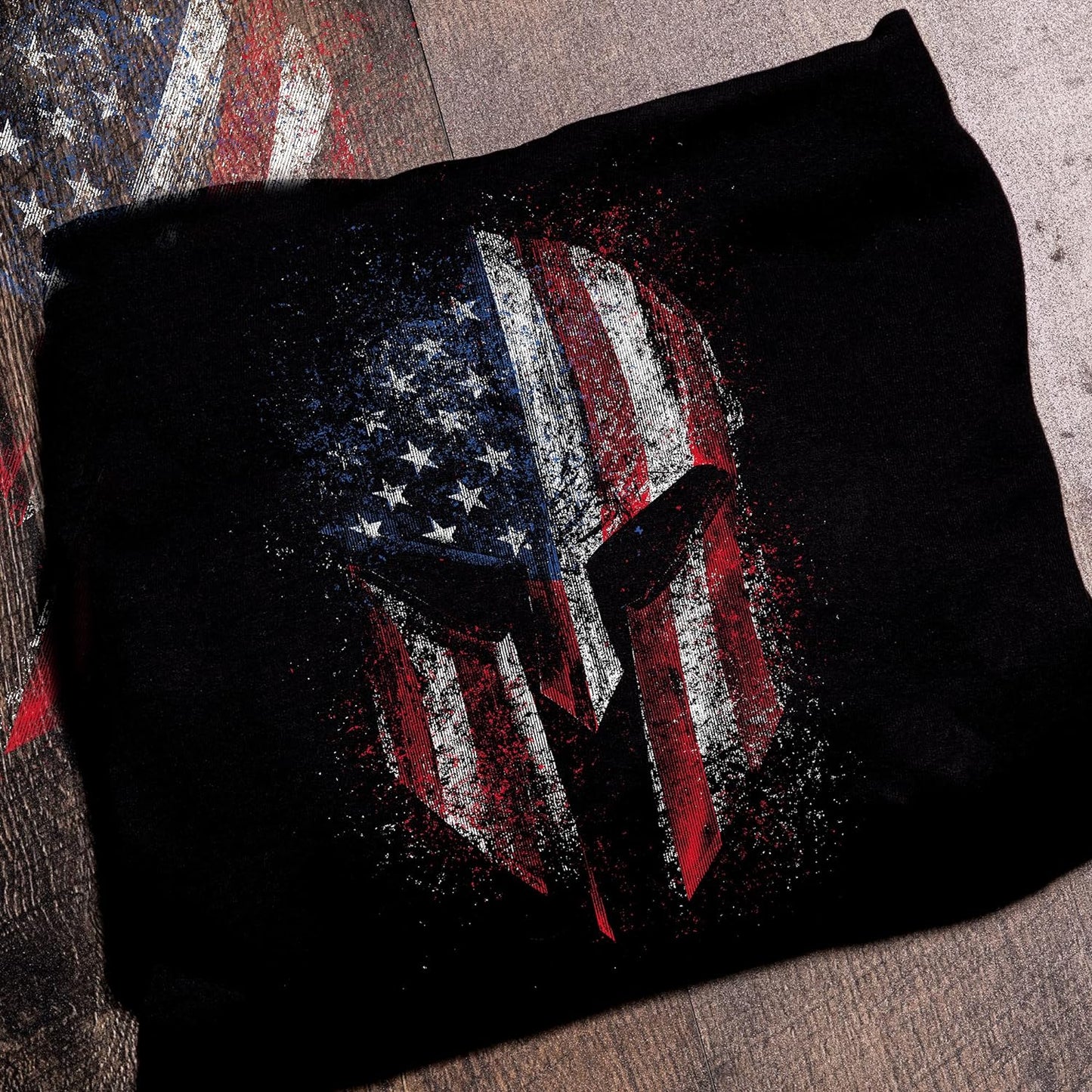 American Spartan 2.0 Unisex Patriotic Pullover Hoodie