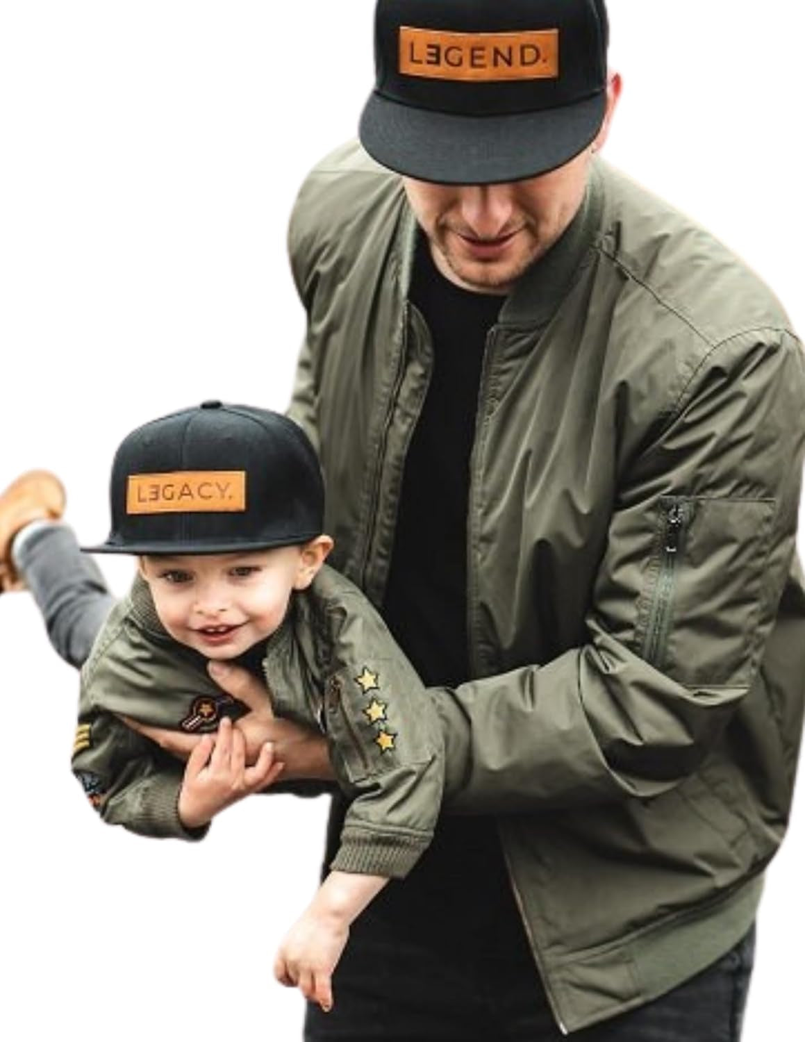 Legend & Legacy Genuine Leather Patch Hats - Family Matching