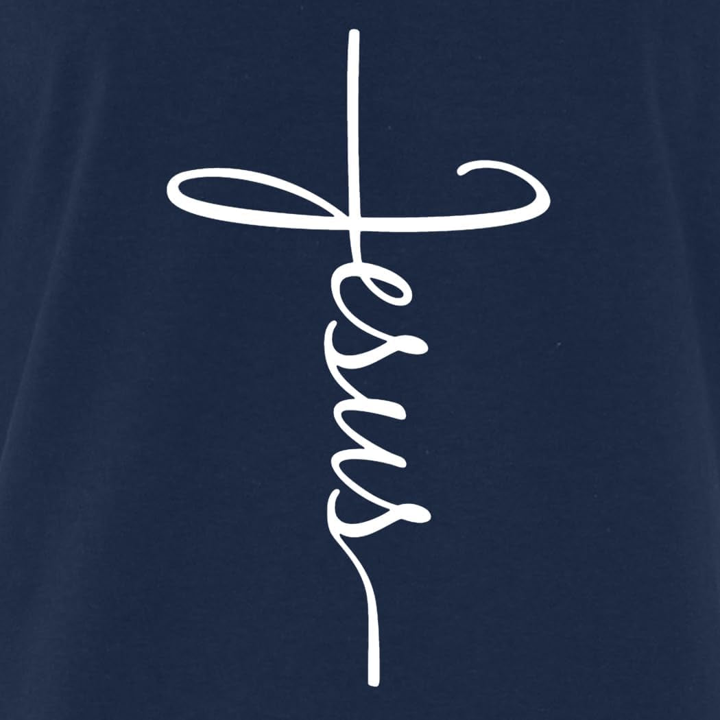 Jesus Cross Script T-Shirt