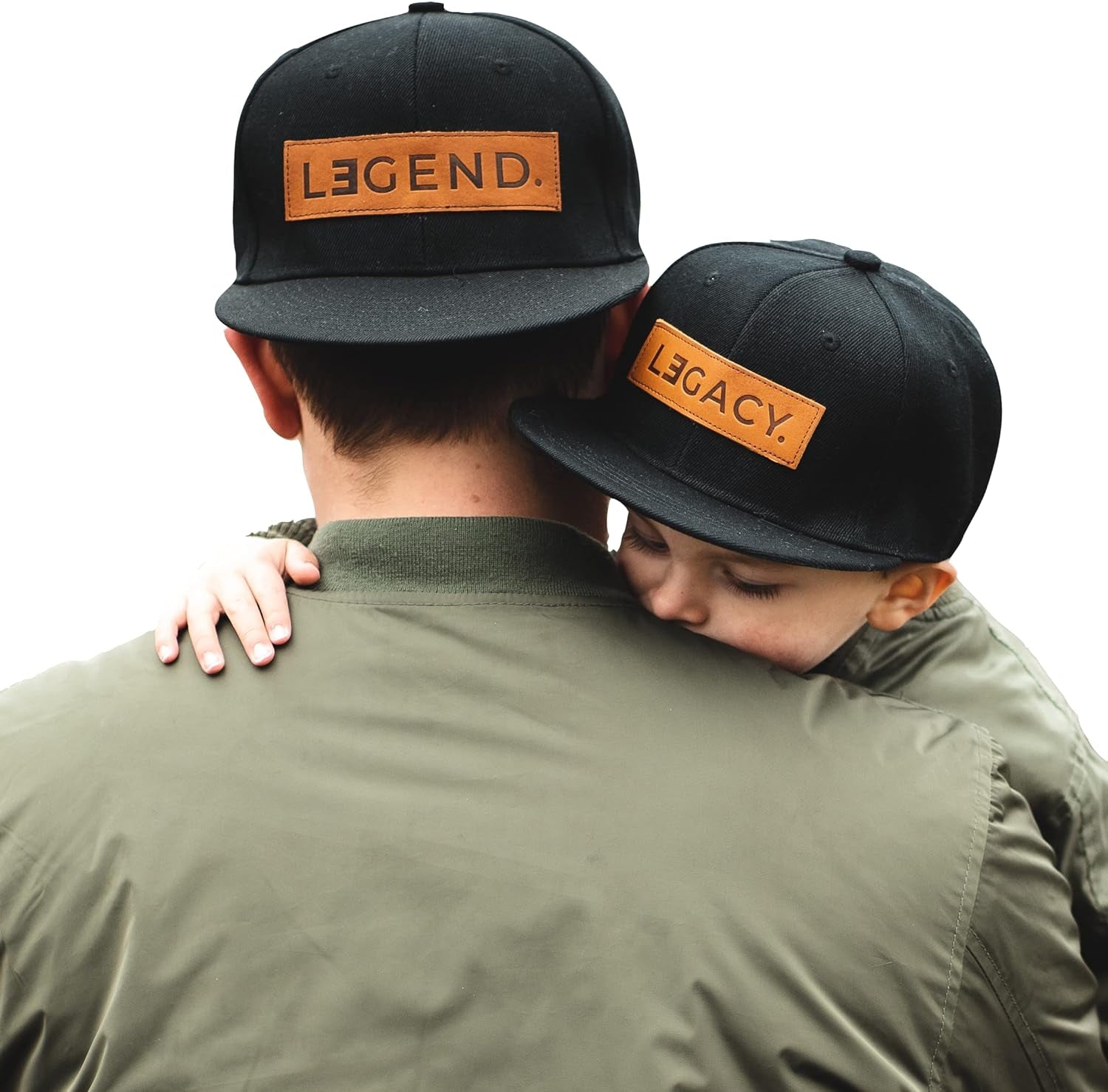 Legend & Legacy Genuine Leather Patch Hats - Family Matching