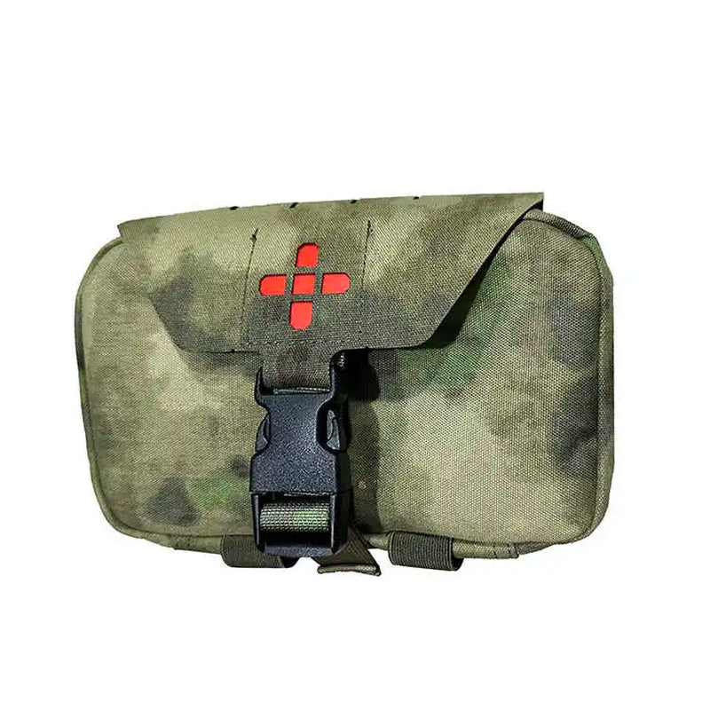 Outdoor Sports Tactics 6094 Green Ruins Camo Hunting Vest+Full Set Bag