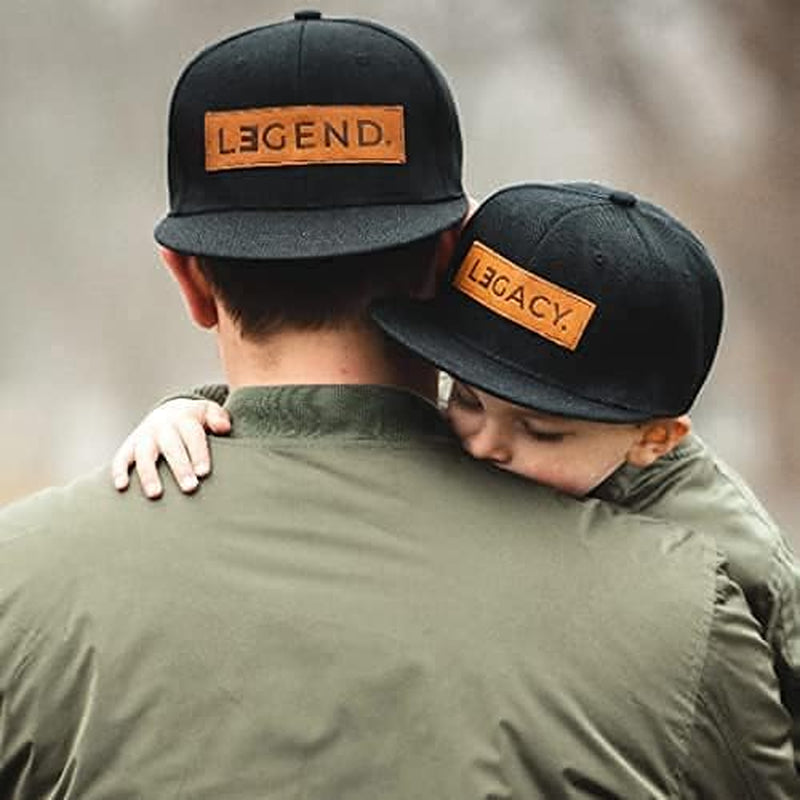 Legend & Legacy Genuine Leather Patch Hats - Family Matching